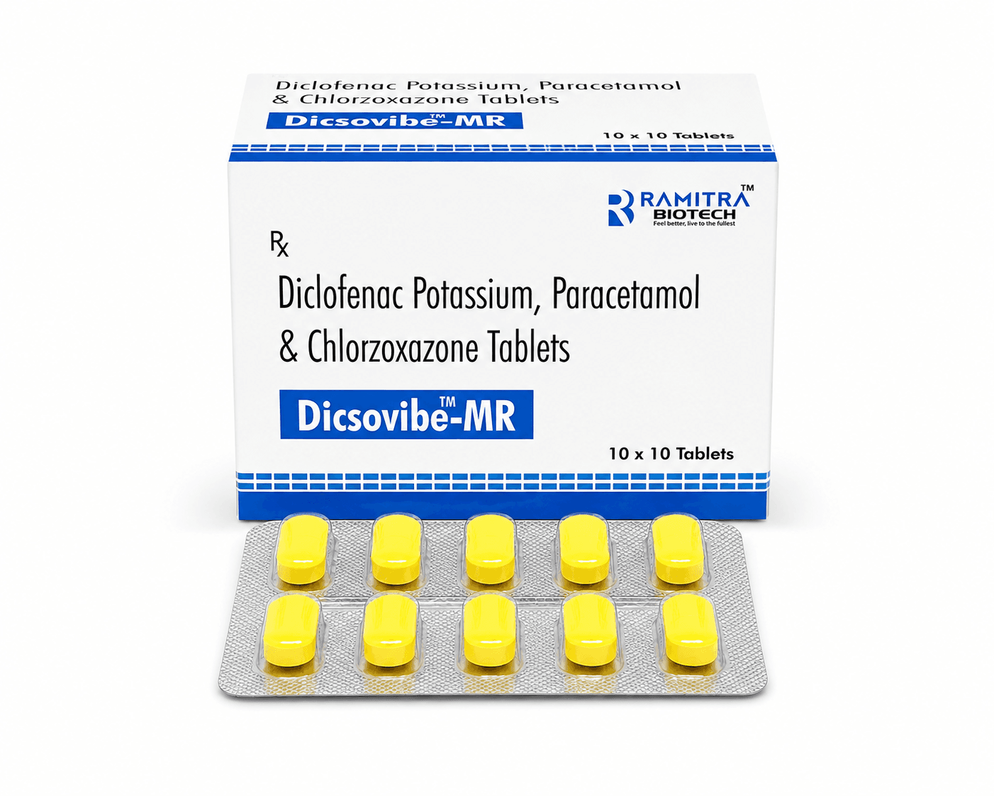 DICSOVIBE-MR - Diclofenac Potassium Paracetamol Chlorzoxazone tablet