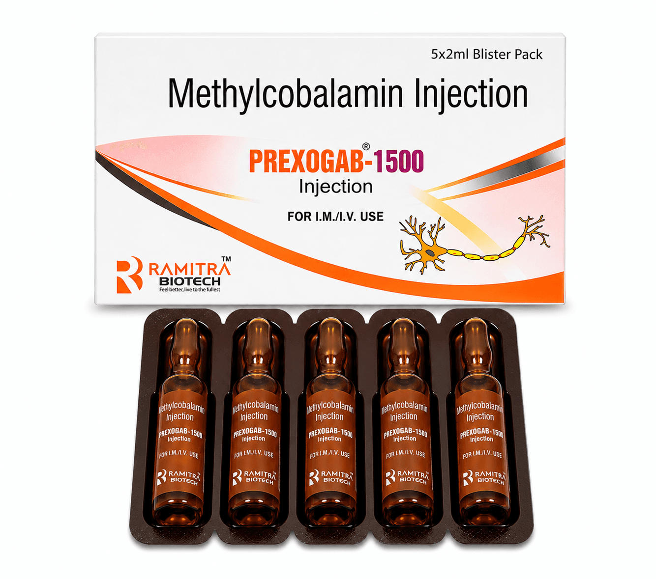 PREXOGAB-1500 - Methylcobalamin 1500mcg injection