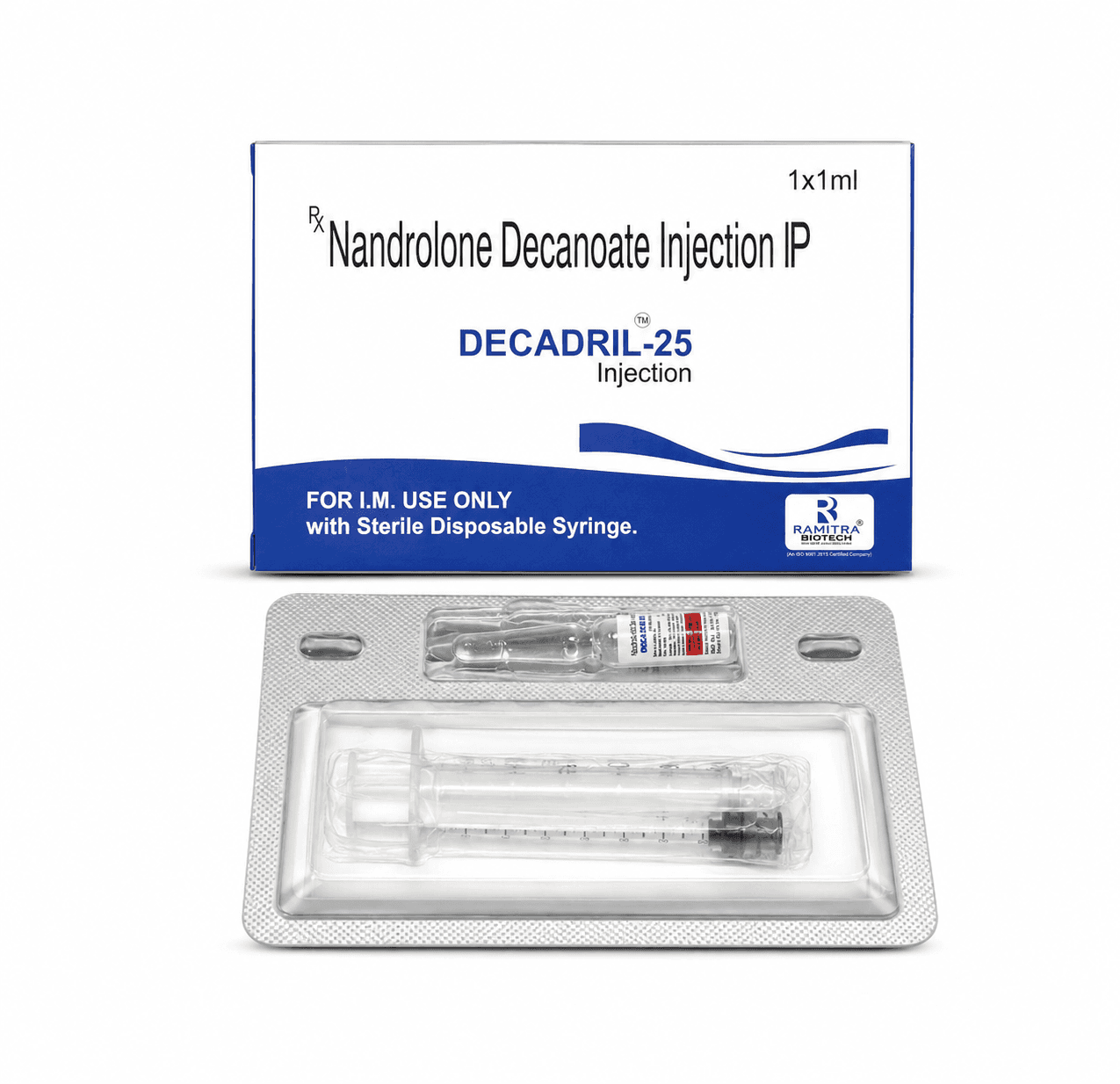 DECADRIL-25 - Nandrolone Decanoate 25mg injection