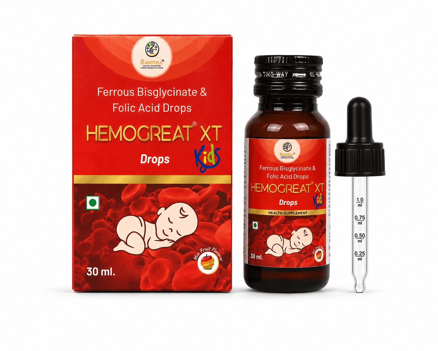 HEMOGREAT - XT Kids - Iron drops kids India